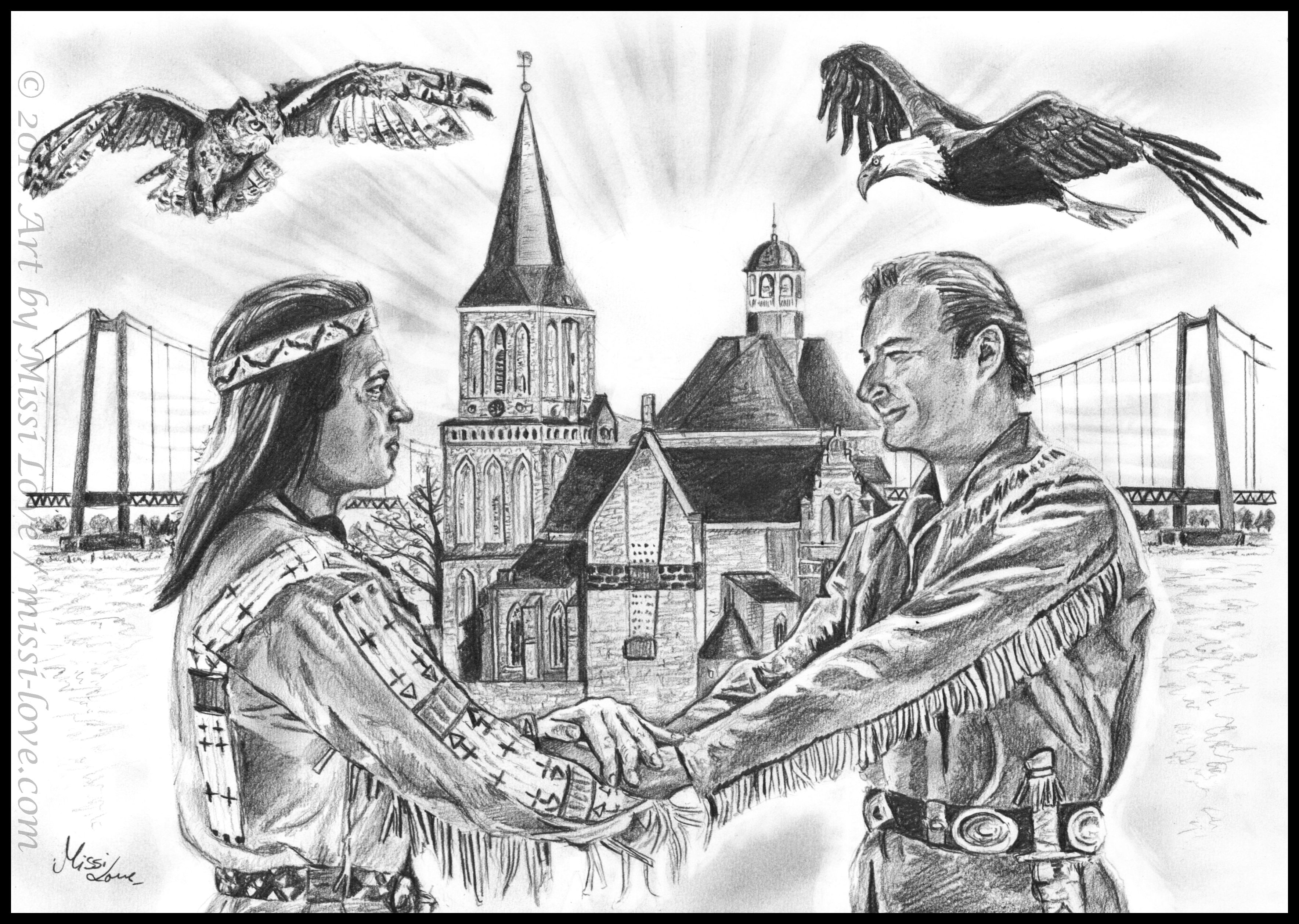 Winnetou goes to Emmerich - 10.July